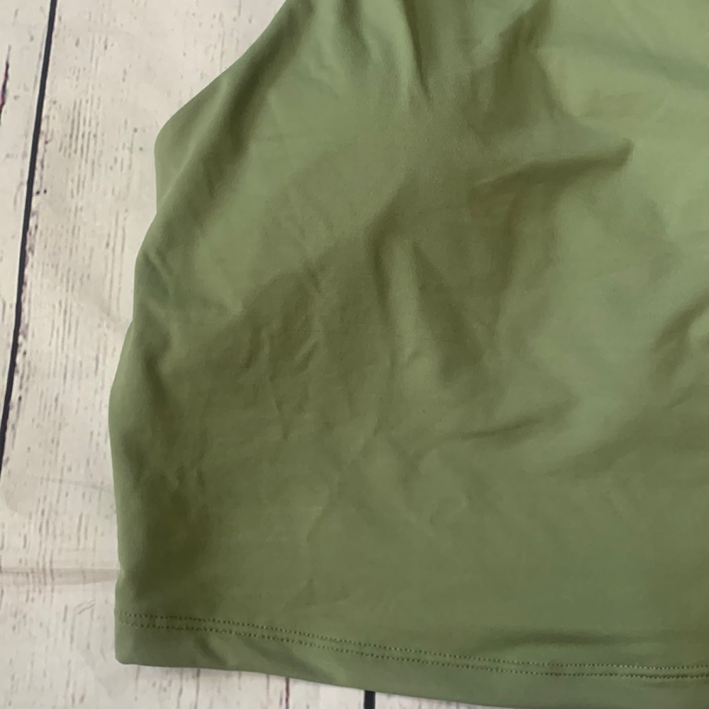 NWT Athleta Green Palm Conscious Crop Bikini Top - Picture 4 of 9
